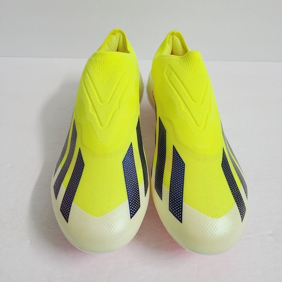 NEW Adidas X Crazyfast Elite Laceless FG Soccer Cleats IG0612 Size 10 Solar Yell - Picture 2 of 9